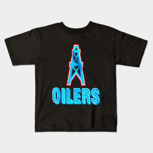 Tennessee Houston Oilers Inspired Kids T-Shirt